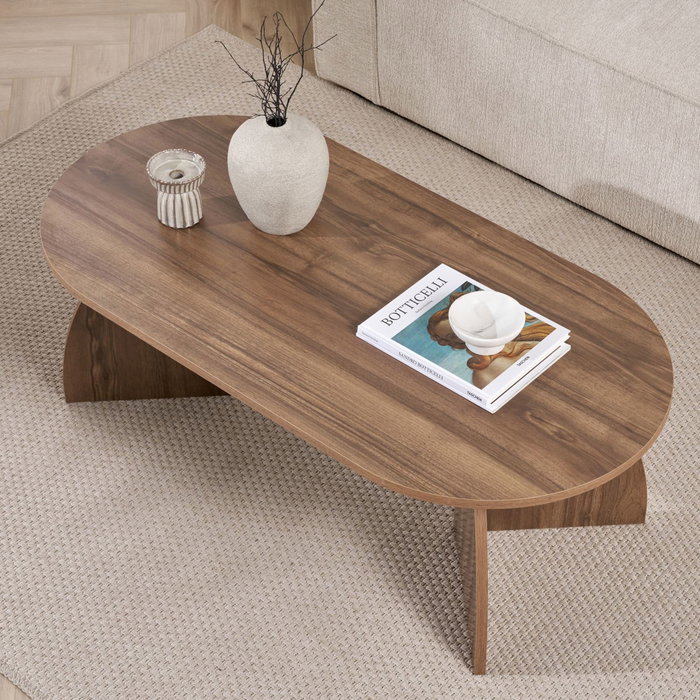 Nordure Melina - Venezia Walnut Mesa de Centro